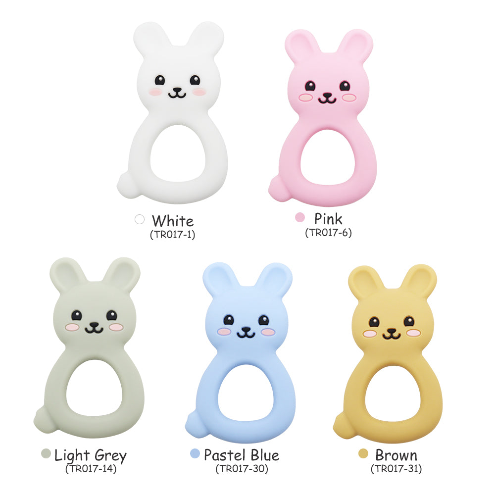 Bunny Teether white