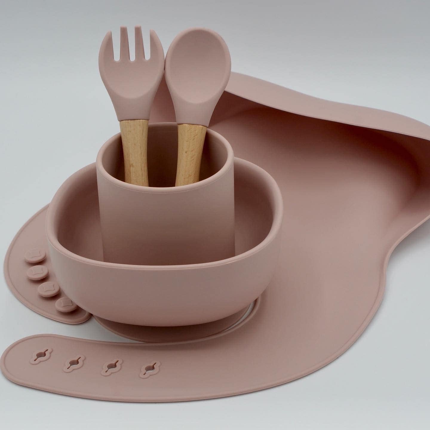 Baby/ Children Dinner set in Rose pink