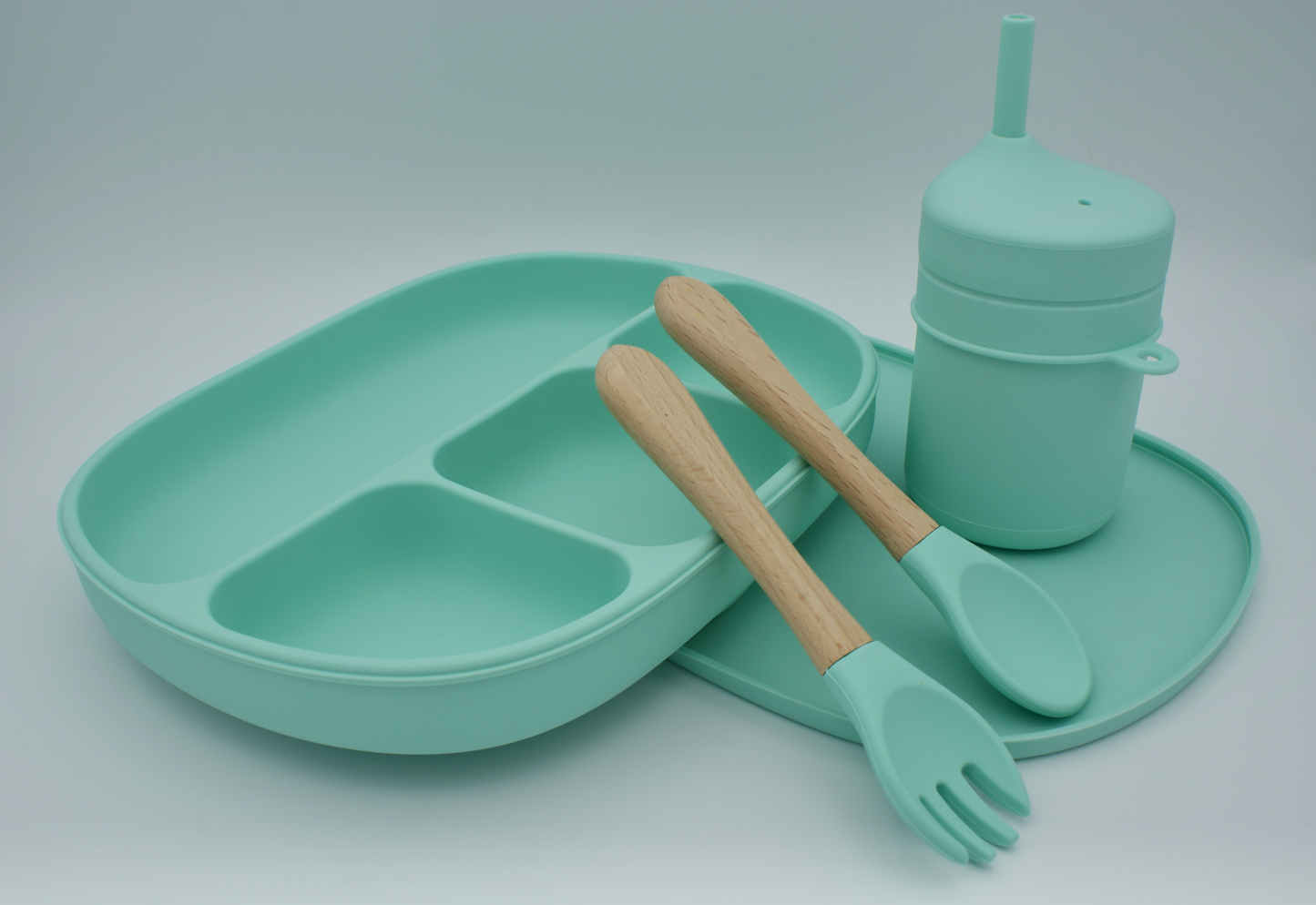 Baby/ Children Dinner set in Mint