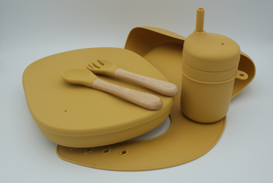 Baby/ Children Dinner set in Mustard