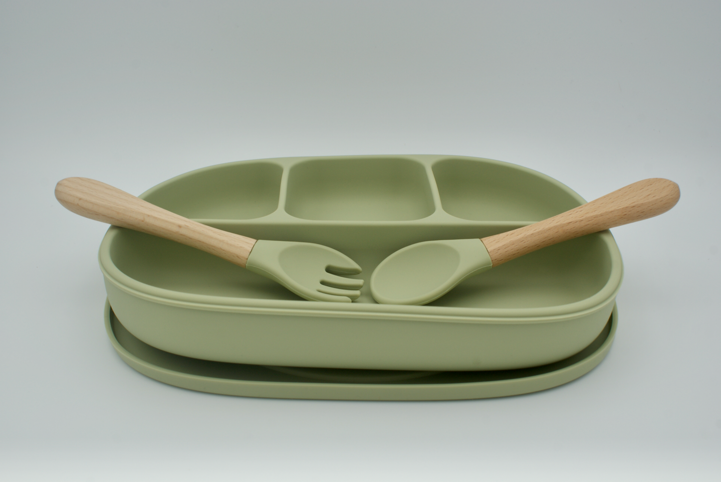 Baby/ Children Dinner set in Green